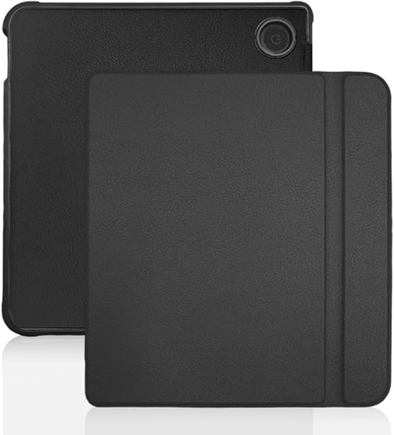 Cover Case for Kobo Libra Colour(Model: N428)| Black Notebook | Sleep/Wake Technology | Built-In 2-Way Stand | Vegan Leather | Compatible with 7” Kobo Libra Colour(Model: N428) (Black)