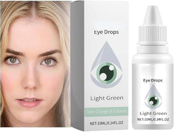 Fancy Drops Change Your Eye Color, Eye Color Changing, Eye Drops, Eye Color Changing Drops, Color Changing Eye Drops, Change Eye Color Drops (Green)