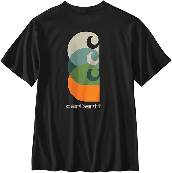 Carhartt Men's Relaxed Fit Lightweight Pocket Short-Sleeve C Graphic T-Shirt Relaxed Fit Lightweight Pocket Short-Sleeve C Graphic T-Shirt (Pack of 1)