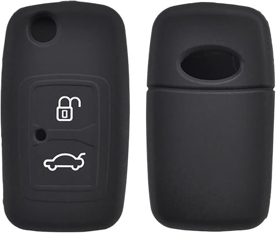 Car Silicone Remote Flip Key Case Fob Shell Cover, for Chery, A3 A5 A13 M11 E5, Tiggo, Tengo, Fulwin2, Cowin 3 5, Easta, Cielo Chance Car Key Fob Case