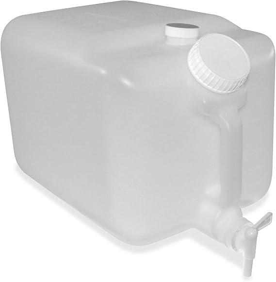 Impact 7576 Fill Container, 5 Gal, 9-1/2-Inch Wx16-Inch Dx9-1/2-Inch H, Translucent