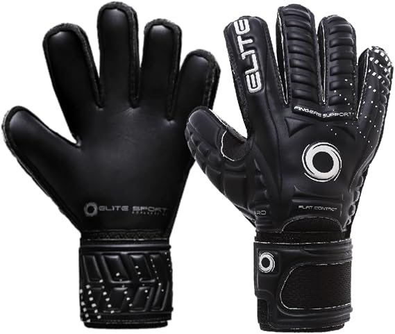 Elite Sport Warrior Youth Goalkeeper Gloves Black 5