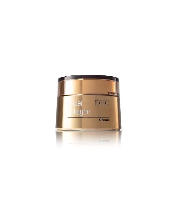 DHC Super Collagen Cream, Skin Plumping Anti-Aging Face Cream, 1.7 oz | Collagen-Boosting Moisturizer with Peptides and Vitamin C, Improves Skin Firmness and Brightness