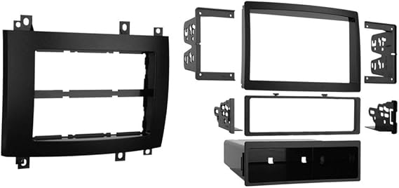 Metra 99-2006 2003-2007 Cadillac Cts/2004-2006 SRX Double DIN Installation Kit, Black