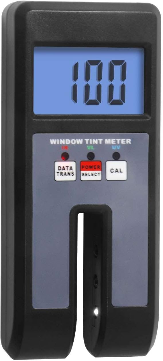 Window Tint Meter Sample Thickness 18mm / 0.7inch 0.0%-100% Resolution 0.1% WTM-1300