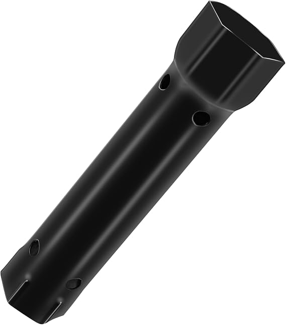 1 Pcs Box Spanner 34mm-40mm,Box Spanners for Taps,Metal Hexagonal Tube Torque Wrench for Water Tap Installation and Maintenance (Black)