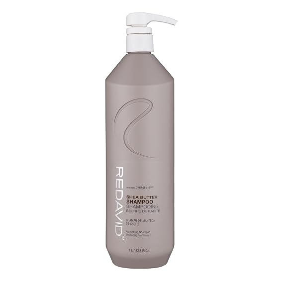 Redavid Shea Butter Nourishing Shampoo for Normal to Dry, Damaged hair - with Shea Butter, Silk Amino Acids, Clinically Strengthens, Adds Moisture & Enhanced Shine - Color Safe Formula (1L)