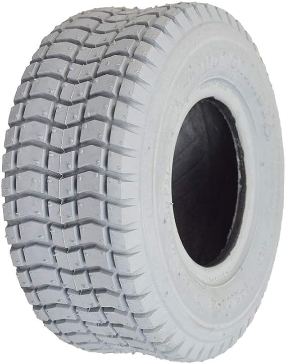 AlveyTech 9x3.50-4 Pneumatic Mobility Tire with Grande Knobby C203 Tread - Replacement Power Chair and Scooter Tires for Hoveround MPV 4/5, Ranger Solo, Shoprider Streamer, and Heartway (TAGRP265076)