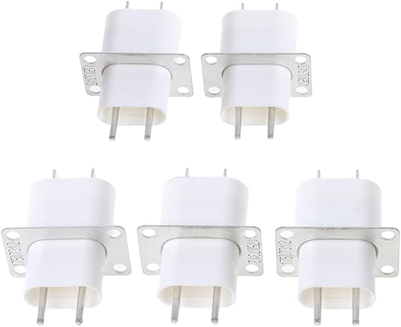 5Pcs Electronic Microwave Oven Magnetron 4 Filament Pin Sockets Converter Home