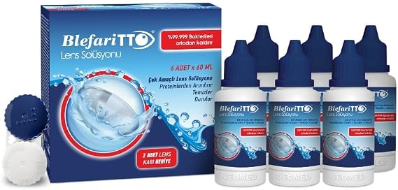 6x60ml lens solüsyonu (lens kabı hediyeli)