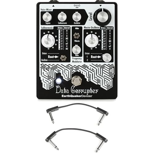 EarthQuaker Devices Data Corrupter Harmonizing Pedal with Patch Cables