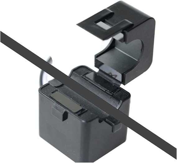 Split core CT Current Sensor, 2pcs Split Core Current clamp on Easily to Install 50A 60A 100A 120A 200A for Ammeter and Power Analyzer(Input 60a)/16978(Input 60a)