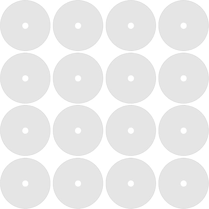 ZS 50Pcs Silicone Healing Non Pull Piercing Discs for Piercing Bump, Clear Disc Pads Stabilizer Plastic Earring Backs Stopper, 3/7/9mm Earlobe Support Patches