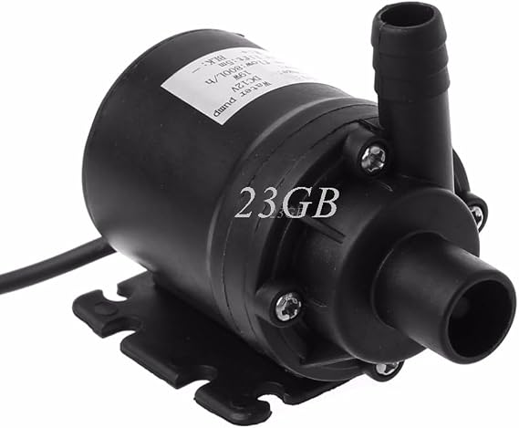 12 Volt Mini Süs Havuzu Pompası Saat / 800 Litre (Boy 8 cm, en 5 cm, yükseklik 6,5 cm)