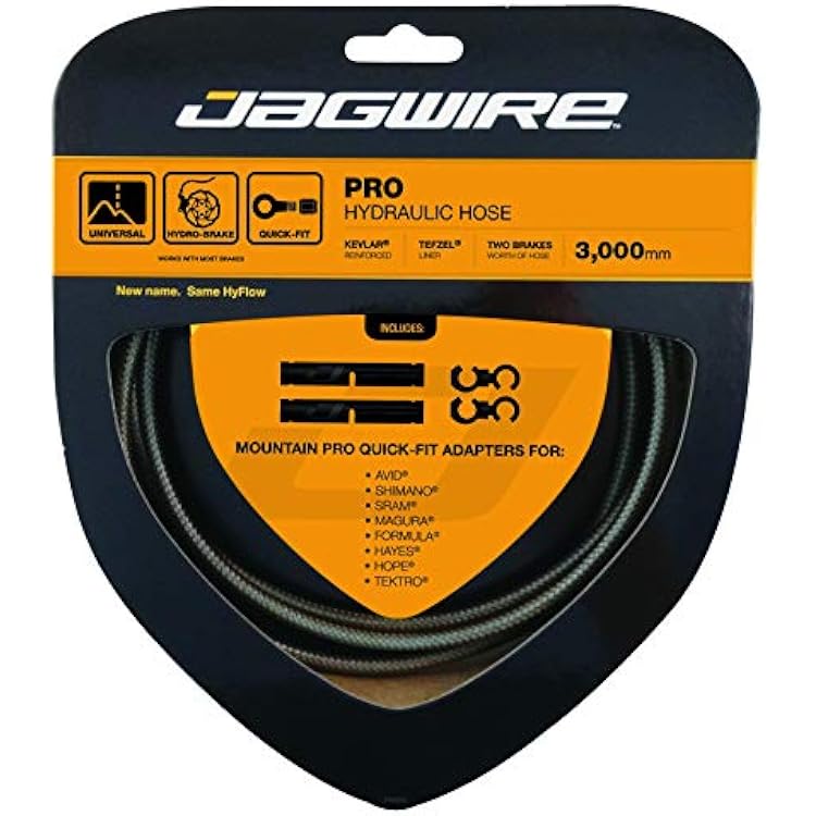 Jagwire 18008391 Hyflow Hydraulic Hose 3000 mm - Carbon Silver