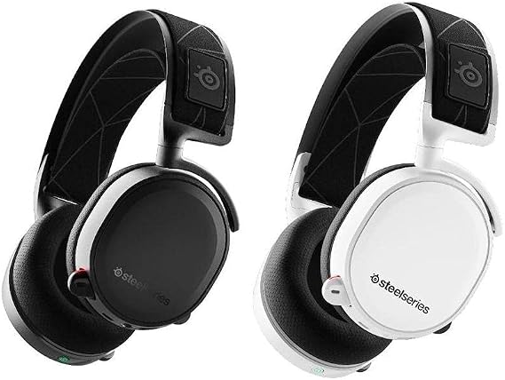 SteelSeries Arctis 7 Wireless Gaming Headset - DTS Headphone: X v2.0 Surround for PC and PlayStation 5, PS4 - White