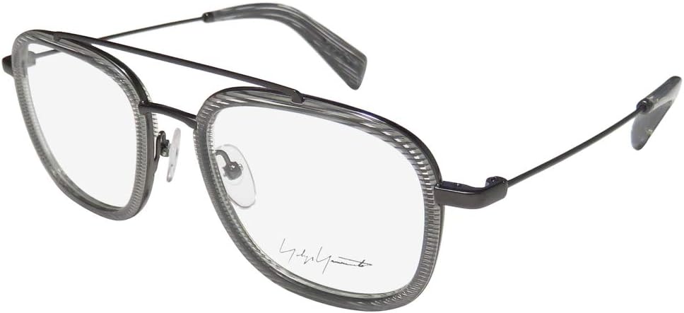 1026-950 Unisex Grey Line Acetate Frame Eyeglasses