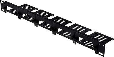 GeeekPi 19 inch 1U Rack Mount for Raspberry Pi 54B3B3B, with Removable Front Brackets, Compatible with 19 inch Server Cabinets