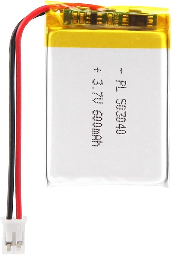 YDL 3.7V 600mAh 503040 Lipo battery Rechargeable Lithium Polymer ion Battery Pack with PH2.0mm JST Connector