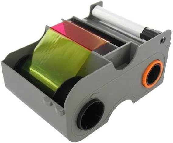 Color Printer Ribbon Compatible with Fargo DTC1000 045000 YMCKO 250 Prints
