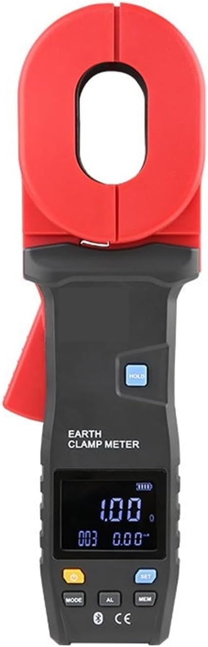 Insulation Tester, Loop Resistance Tester Clamp-on Ground Resistance Tester Clamp Ammeter USB Data Transfer Data Storage(UT273 Plus)