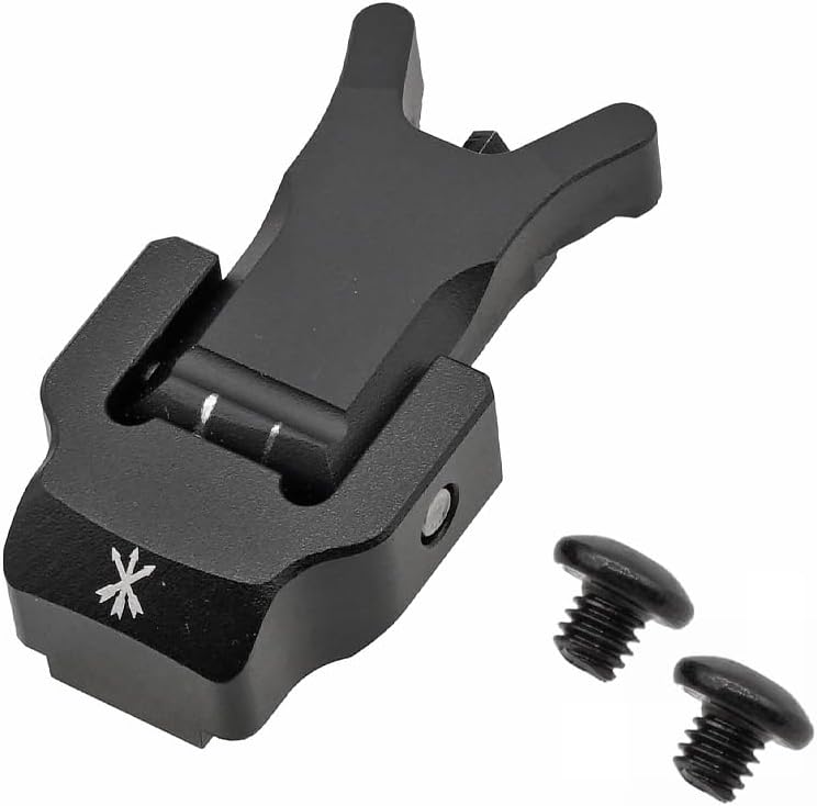 Military Garage Back Up Front Sight, Flip Up Type, Black BK