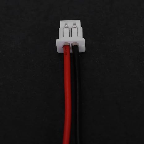 1.25mm Micro JST Connector Set, 2-Pin Male Female Wiring Pair for Circuit Boards, Precision Electronics Components for RC Drone Repair