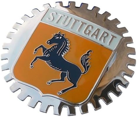 Stuttgart Germany car Grille Badge