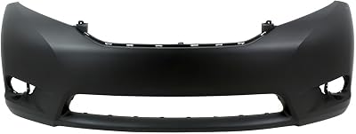 FitParts Compatible with Front Bumper Cover Fascia 2011-2017 Toyota Sienna Base LE L XLE Mini Van 11-17. New Primed Without Sensor Holes, With Fog Light Holes. TO1000369 5211908904
