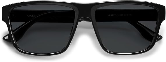 VANLINKER Polarized Square Oversized Sunglasses for Women Men Fashion Flat Top Sun Glasses Thick Frame Big Shades VL9857