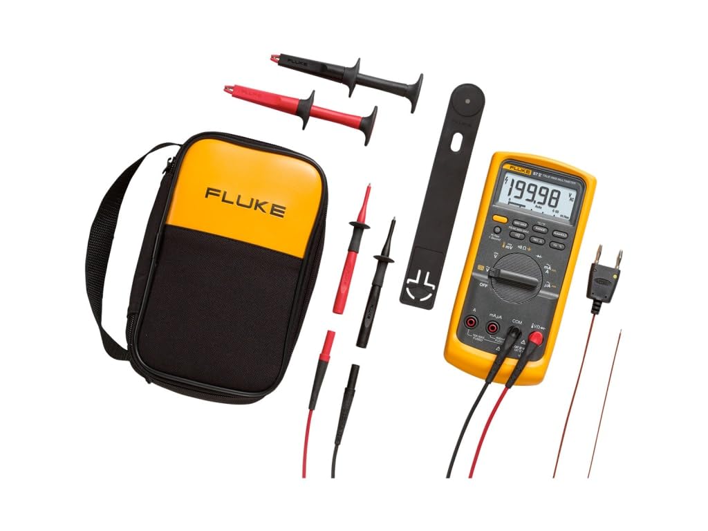 Fluke 87-5E2 CAL - Industrial Electrician Combo Kit; Includes NIST Traceable Calibration with Data