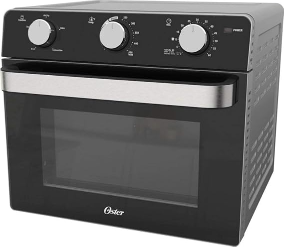Oster Countertop Oven with Air Fryer, Black
