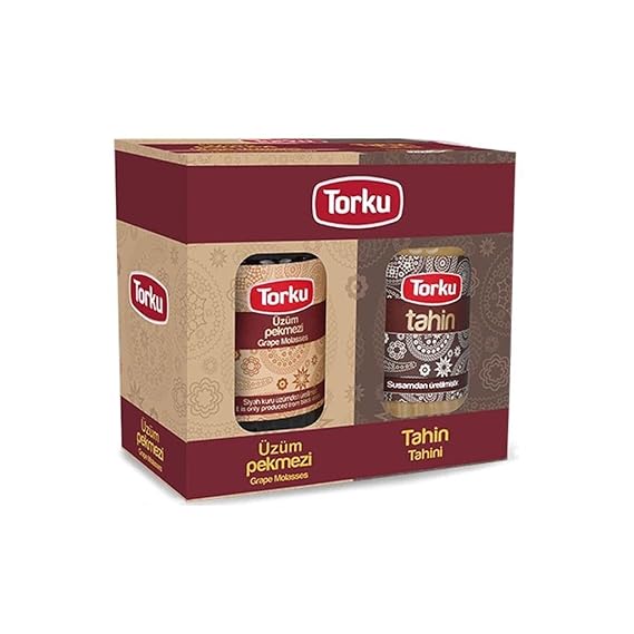 Torku Sweet Grape Molasses & Tahini Twin Pack Glass 750g (400g + 350g)