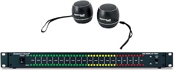 Audiosavings Bundle 1 American Audio ADJ DB Display MKII 19" 5V LED Db Level Display and Amp Bundle with 2 Rockville RPB3-BLACK Handheld Wireless Linking Portable Bluetooth Speakers 3 Items