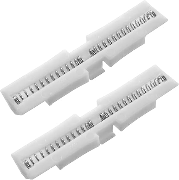 2pack Bi-Fold Door Slide Guide with Spring, Nylon Material, Bifold Door Hardware Spring