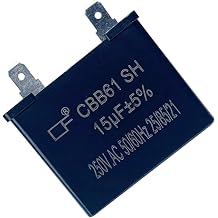 5304464438 Refrigerator Run Capacitor Compatible with Frigidaire, Kenmore, Gibson, Crosley, Westinghouse, Uni, Tappan, Electrolux, Kelvinator.Replaces 7218909913 75304464438 AP4315853 F000300