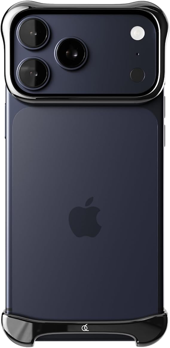Arc Pulse Compatible with iPhone 17 Pro Max Phone Case (2025), Minimalist Protective Shock Absorption Aerospace Grade Aluminum Shells + Elastomer Inlays Easy Fit 6.9 inch