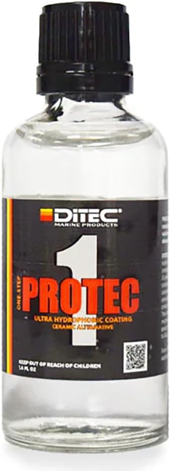 PROTEC 1 Resin Coating for Paint and Gelcoat, Hydrophobic Marine Surface Protection