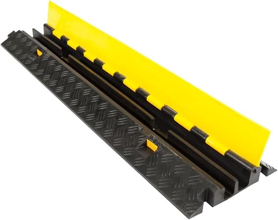 2-Channel Cable Protector Drop-Over Modular Straight Section