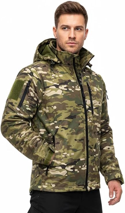Single Sword Su Geçirmez Outdoor Softshell Taktik Erkek Mont