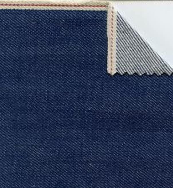 Assorted/Japanese Selvedge Denim Fabric -12 New Styles - Sold By The Yard DIY Fashion Apparel Jeans Acceossories (Stretch Indigo)