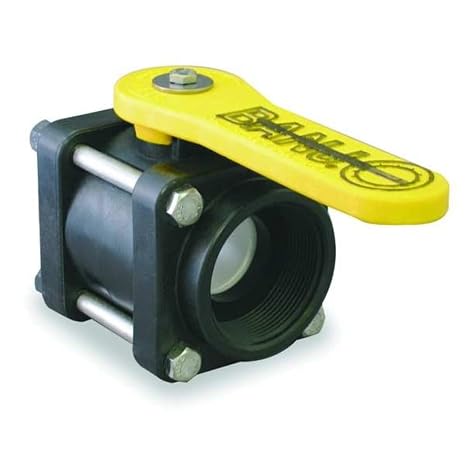 Banjo, V200, Polypropylene Ball Valve Inline 2"