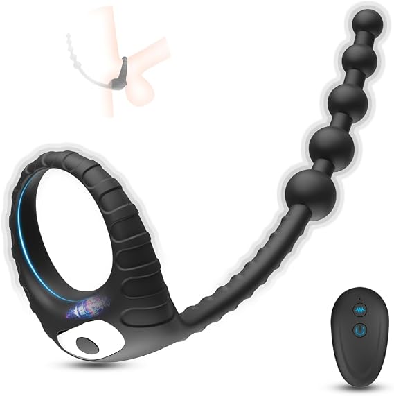 Dual Motor Remote Prostatic Device Tools Rechargeable Cordless Body Prostrates with 9 Modes for Men Relax Women 0106PIST3