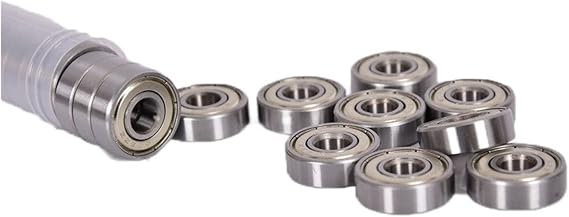 10pcs Bearing 603 604 605 606 607 608 609 623 624 625 626 627 628zz 2RS (Size : 608zz 8x22x7mm)