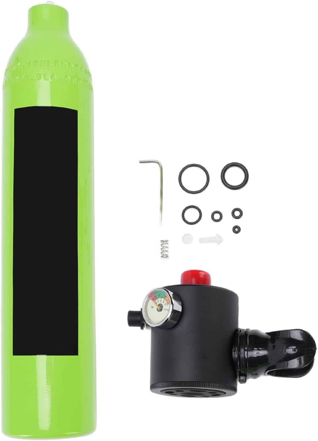 Portable Oxygen Tank Mini Scuba Tank, Diving Tank 0.5L Lightweight Underwater Breathing Gear, Ideal for Snorkeling, Exploration