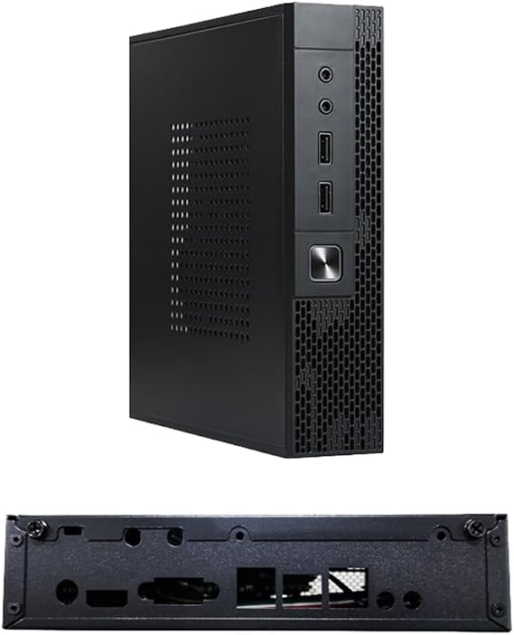 Mini-ITX HTPC Case Box Chassis Monitoring Server Chassis Industrial Control Computer USB AUDIO Port Enclosure Replacement