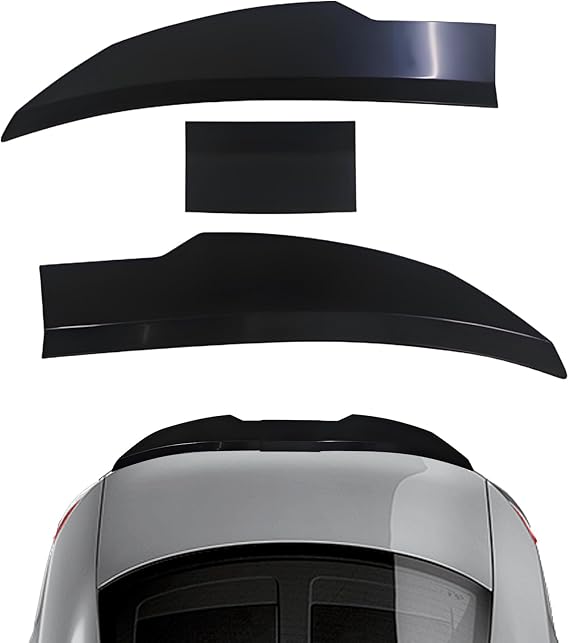 Rear Spoiler,Car Rear Tail Wing Trunk Spoiler | Modification Attachment for Pickups SUV Coupes Sedans Hatchbacks Sport GT Truck Vehicle Scooters Daily Shows Drivers