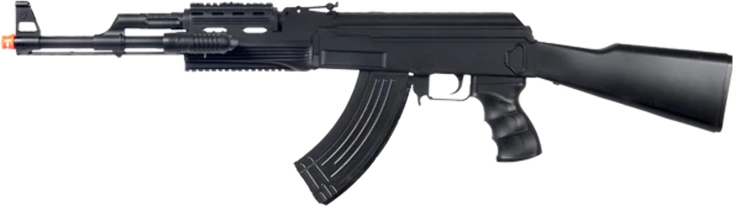 UKARMS P48 Airsoft Gun Tactical AK-47 Spring Rifle with Flashlight FPS 250