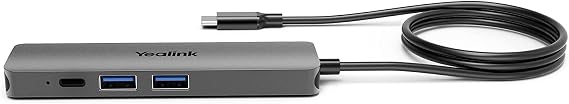 Yealink BYOD-Box Hub for UVC34, UVC40 E2 Video Conferencing Camera, Type-C Plug & Play Webcam Meeting Kit for Laptops, Ideal for Conference Rooms