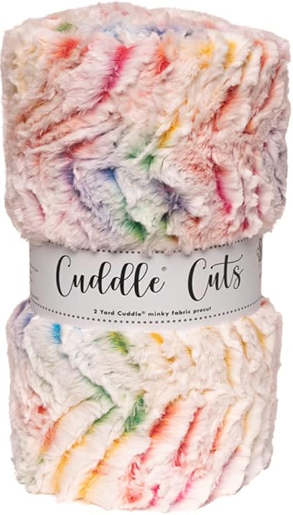 Minky Luxe Prism Vibrant Cuddle Cuts 1 2-Yard Cut Shannon Fabrics
